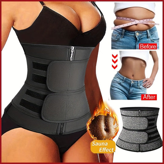 Ceinture sculptante féminine gainante - Maintien ventre plat, noir, S à XXXL