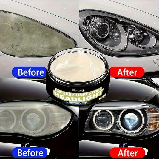 Crème restauration phares voiture 50g - Anti-oxydation, jaunissement & rayures