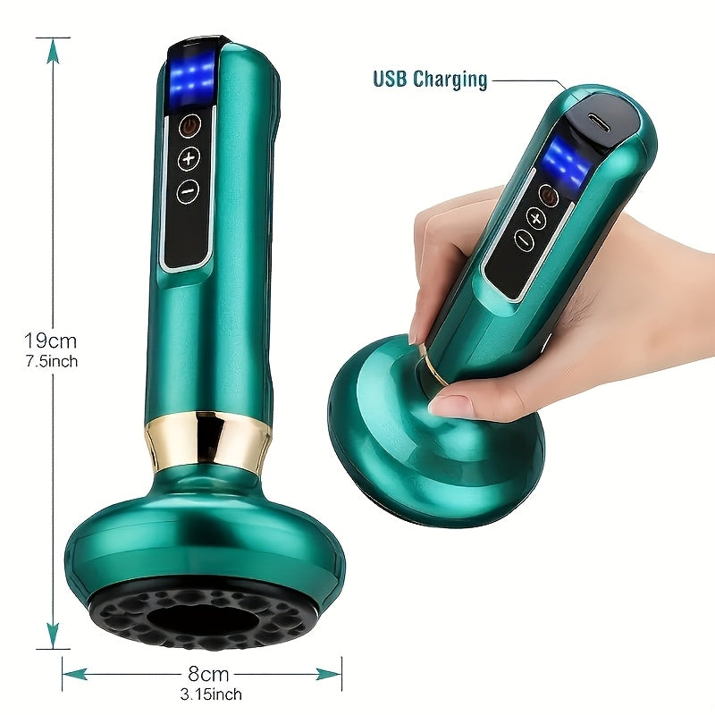 Masseur Polyvalent Rechargeable USB - Corps Entier, Vibration, Silencieux, 3 Coloris