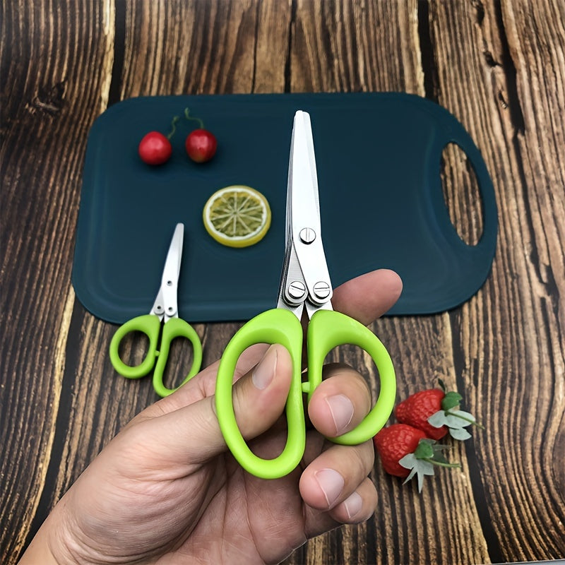 Ciseaux de Cuisine  Acier Inoxydable 410 - Poignee Ergonomique Multifonctions