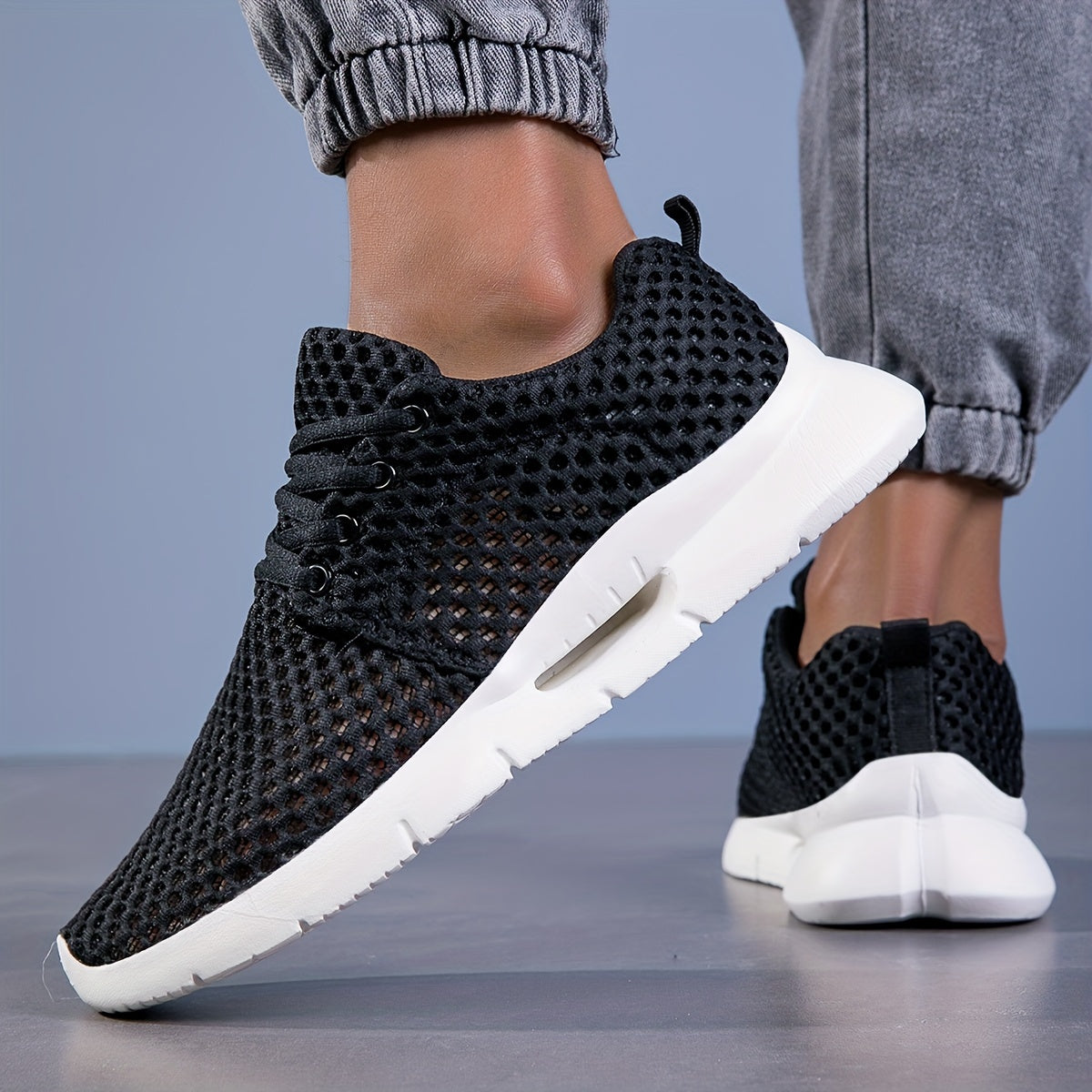 Chaussures de Marche Décontractées Unisexes – Semelle EVA, Lacets, Printemps/Été 👟☀️