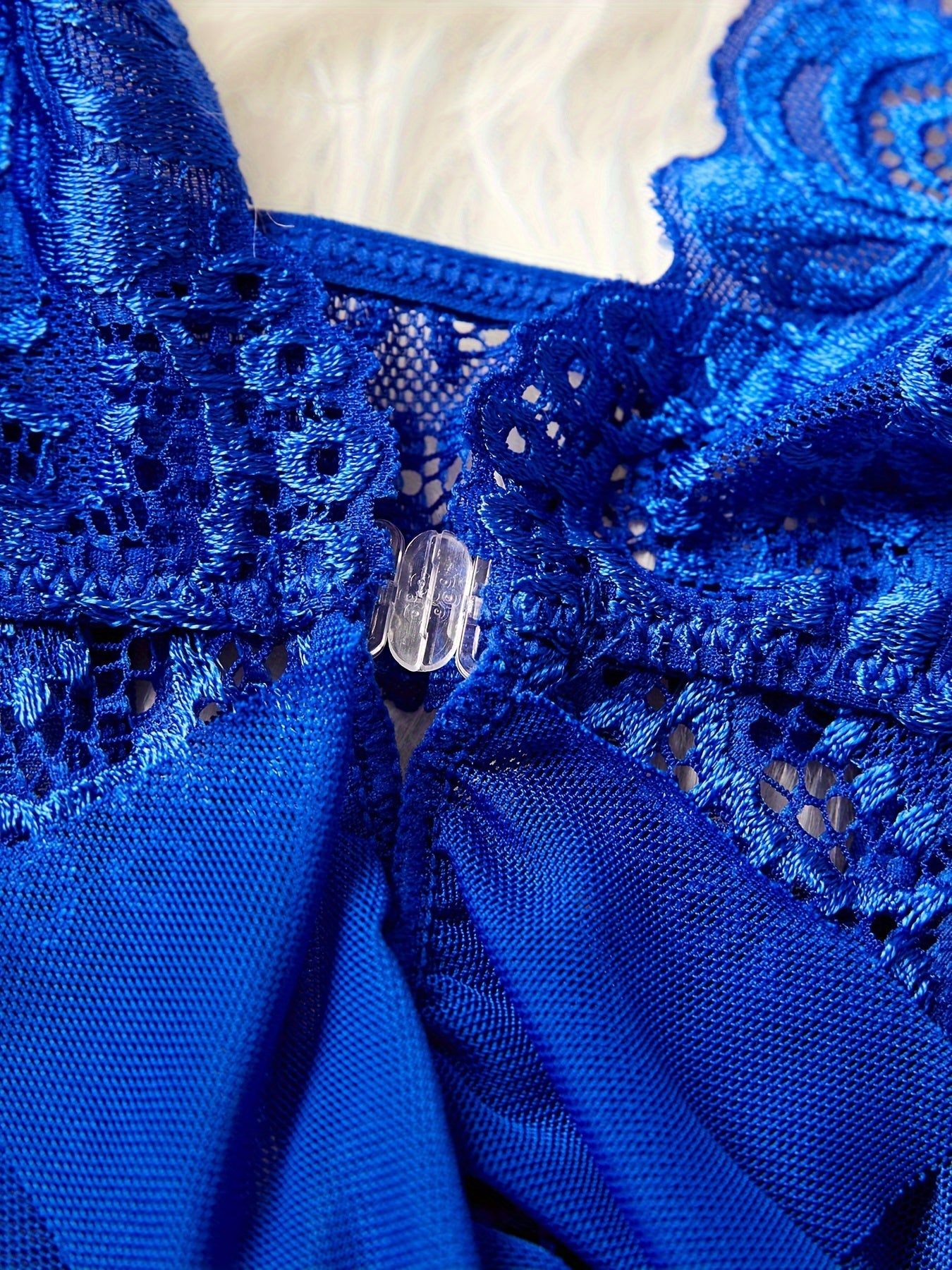 Ensemble de lingerie à volants en dentelle - Topdecheztop.fr