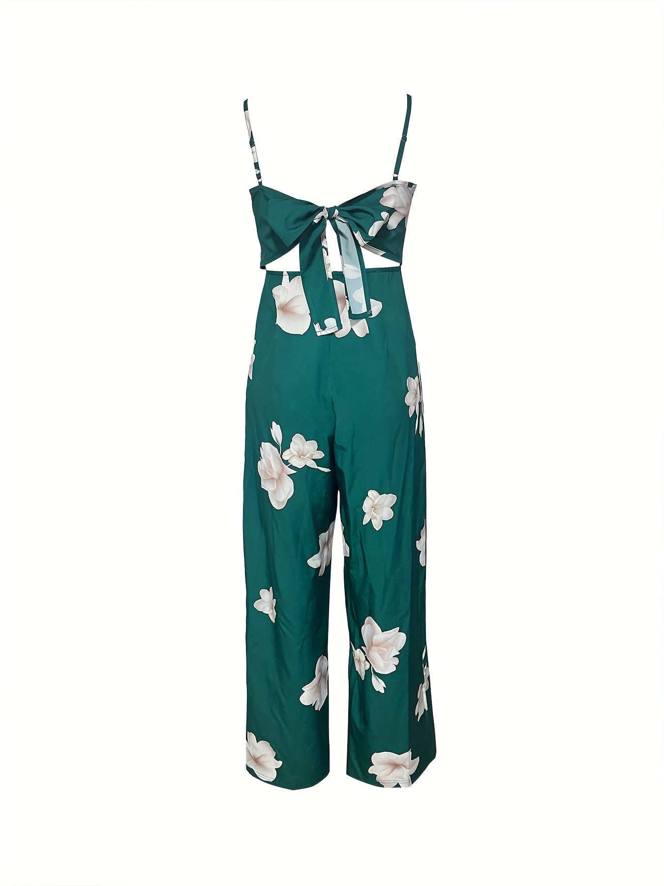 Combinaison Femme Elegante Imprime Floral Bretelles Spaghetti – Style Ete Chic | 3 Coloris, S au XXL