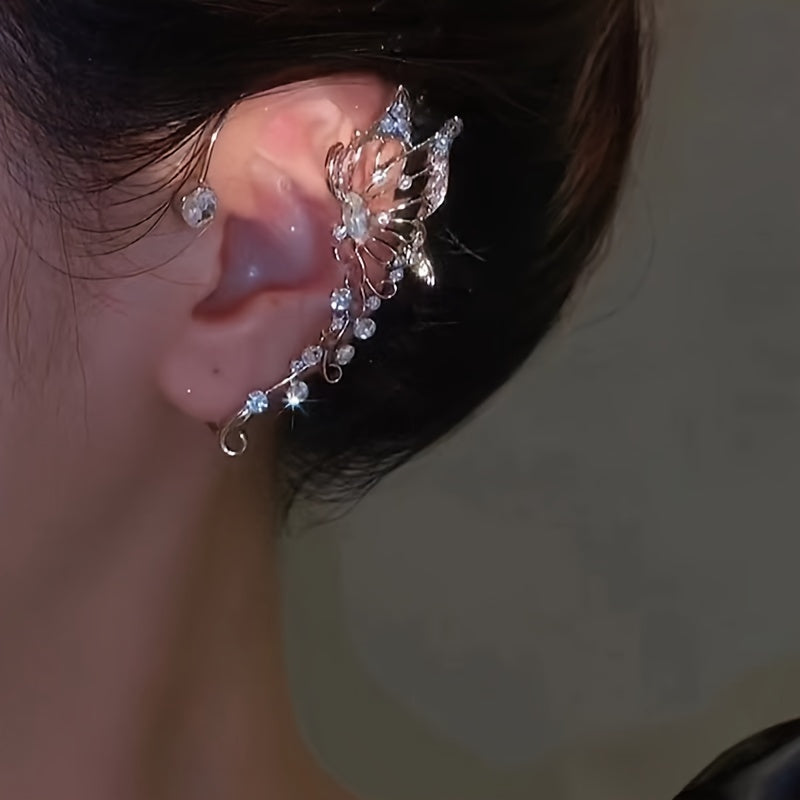 Boucles d'oreilles papillon exquises, 1 pièce - Topdecheztop.fr