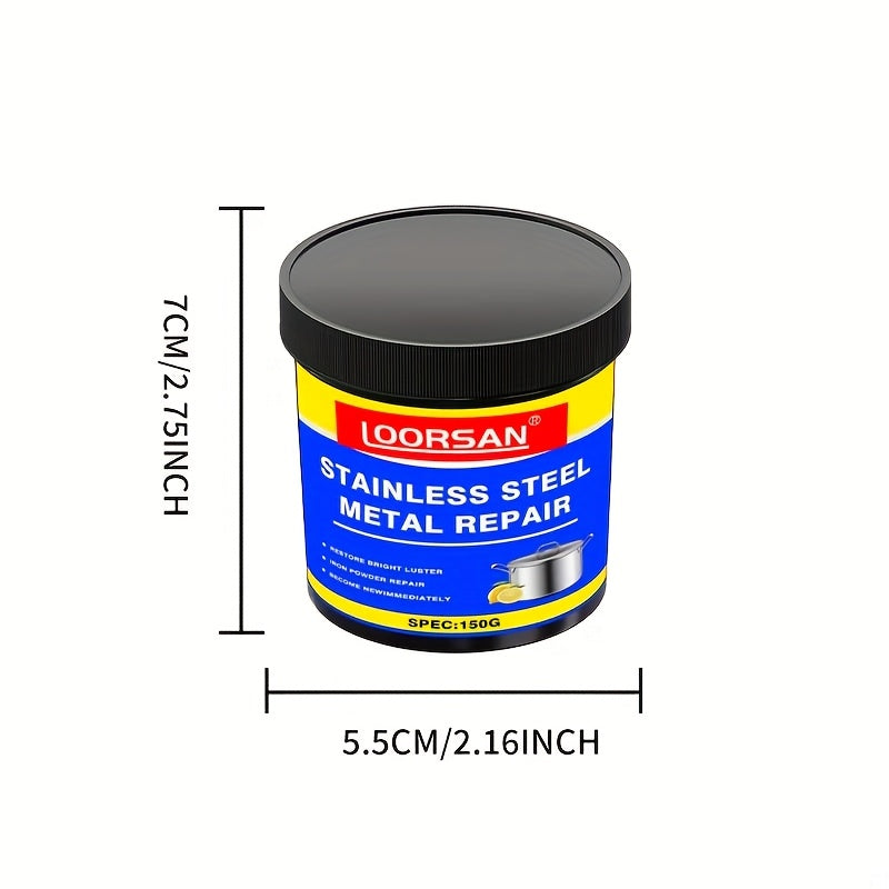 Pate de Reparation Multi-Usages Metaux 150ml - Renovateur Acier Inoxydable Anti-Rouille