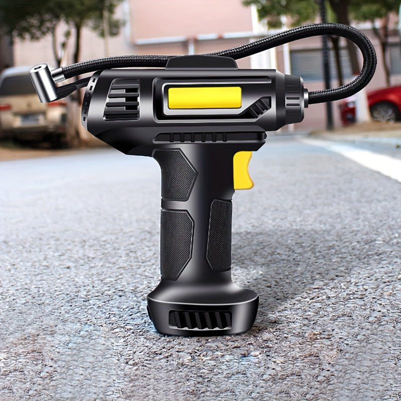 Compresseur d'air et gonfleur portable 120 W - Sans fil, rechargeable par USB - Topdecheztop.fr