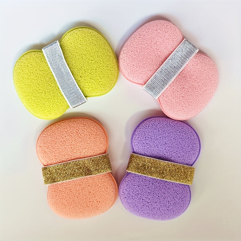 Porte-savon elastique antiderapant avec eponge luffa exfoliante - Cordelette ajustable, douche et baignoire