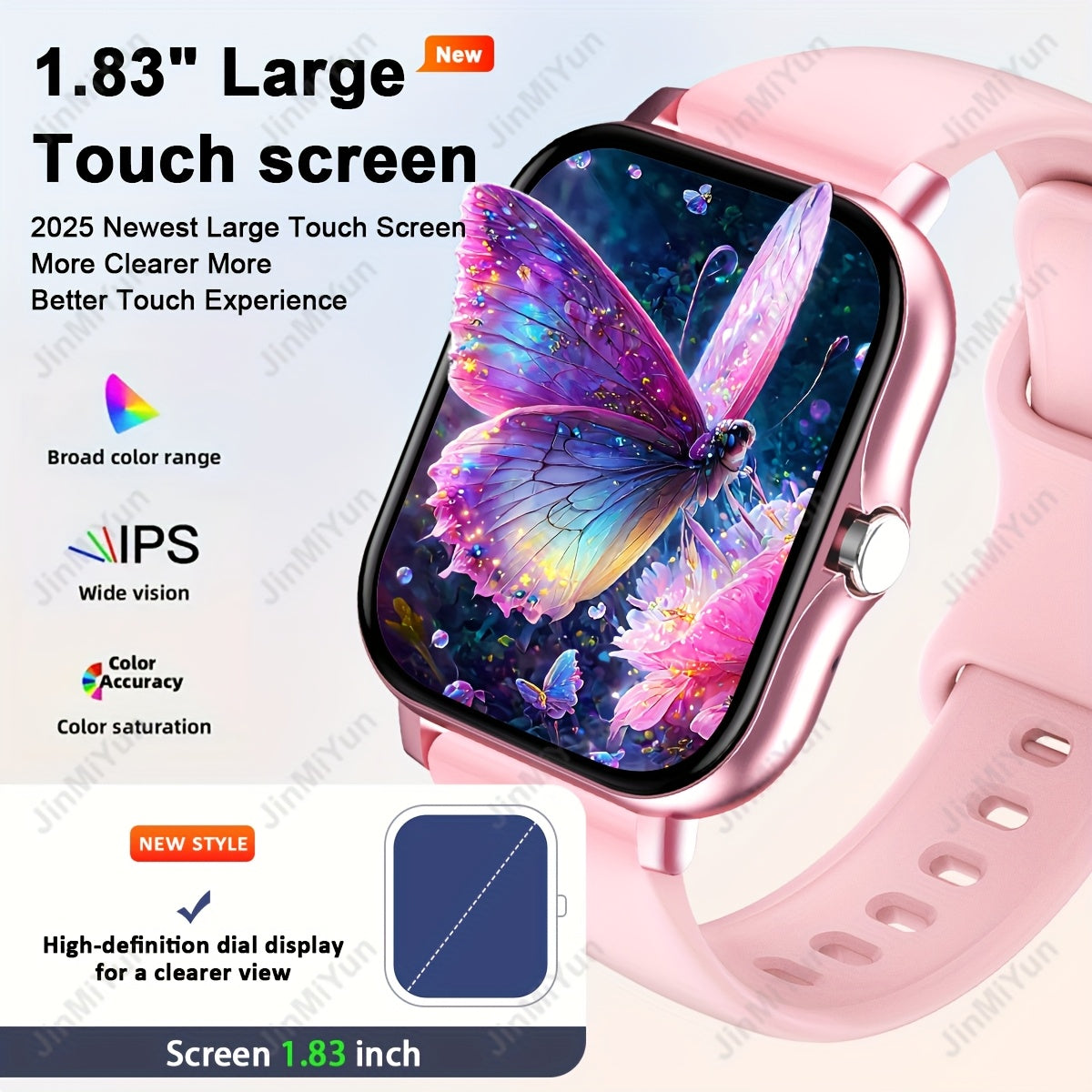 Montre connectée de sport tactile plein écran de 1,83 pouces - Topdecheztop.fr