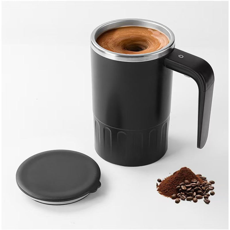Mug electrique LED temperature - Rechargeable USB, portable, cafe chocolat moka, noir ou blanc