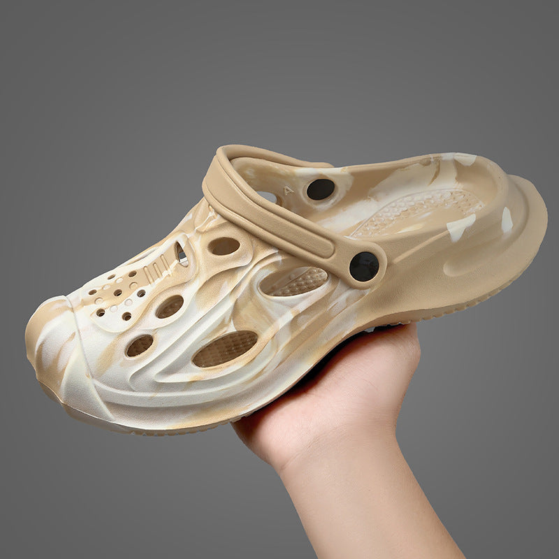 Sandales EVA Perforées Unisexe – Semelle Épaisse, Respirantes, Camouflage & Uni
