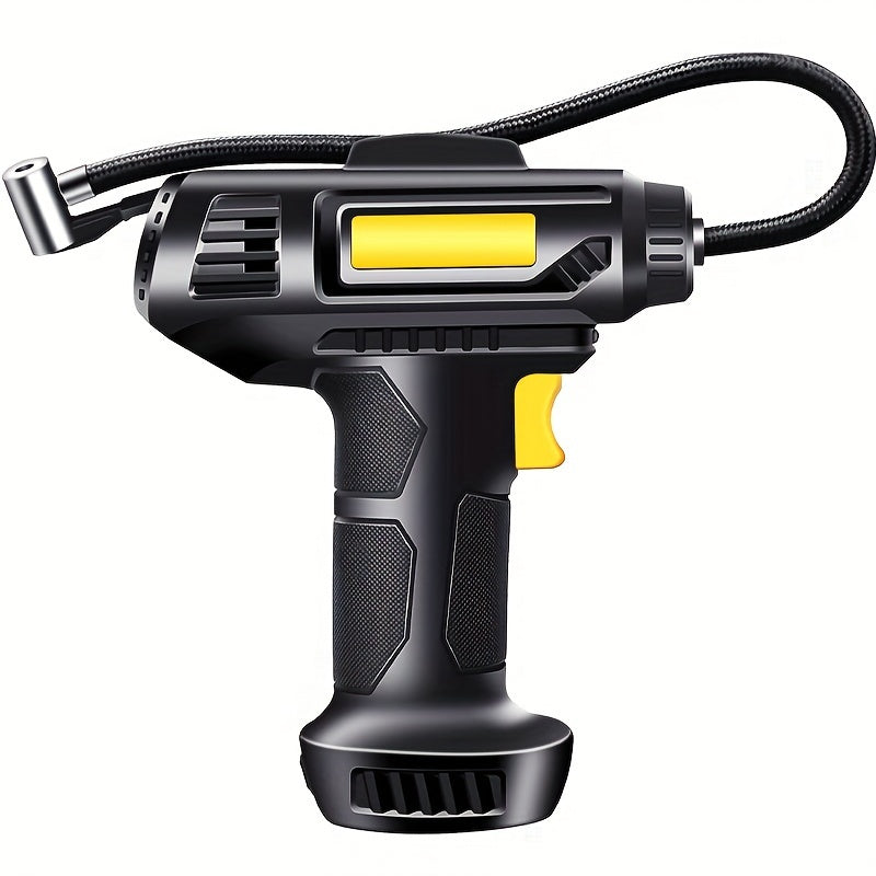 Compresseur d'air et gonfleur portable 120 W - Sans fil, rechargeable par USB - Topdecheztop.fr