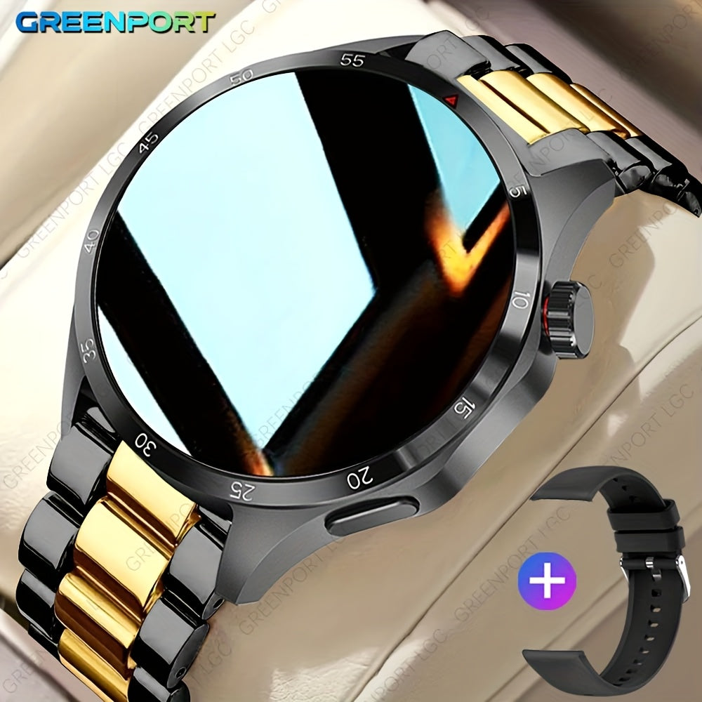 Montre connectee ERUN ecran TFT 1.5 pouce - Bluetooth 5.0, batterie 250mAh, bracelet silicone, noir ou argente