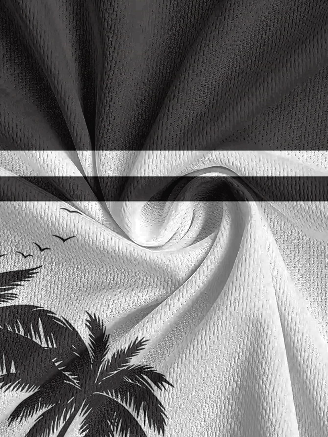 Short de plage homme respirant séchage rapide imprimé aléatoire - Coupe standard été