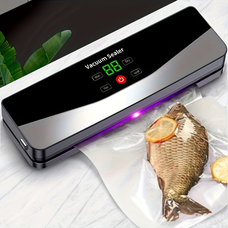 Machine Sous Vide Portable Automatique USB – Rechargeable + 10 Sacs Inclus