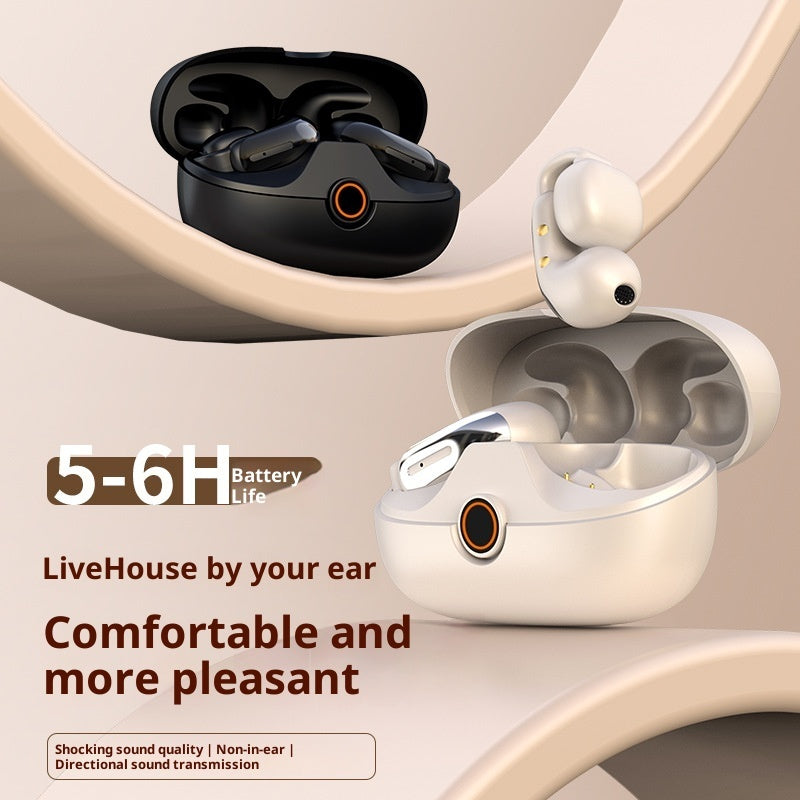Ecouteurs Conduction Osseuse DX09 Clip Sport - Waterproof Reduction de Bruit Faible Latence