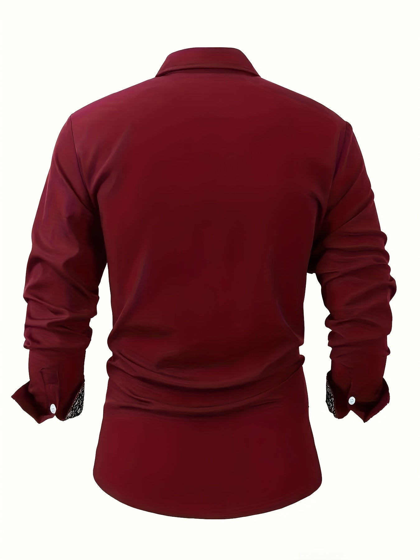 Chemise décontractée à manches longues pour homme - Topdecheztop.fr