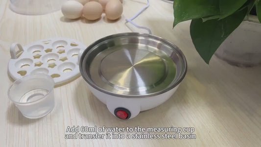 Cuiseur a Oeufs Electrique 7 Oeufs - Arret Automatique, Cuisson Vapeur, 220V, Gain de Temps
