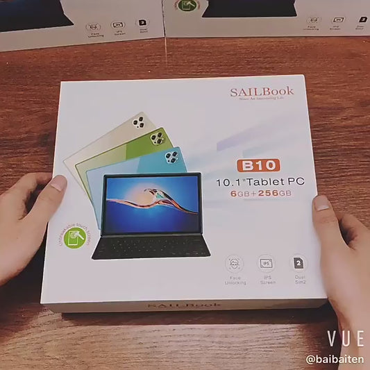 Tablette Enfant B10 10,1" – 6 Go RAM, 256 Go, 3G, Batterie 5000 mAh, Android 10 👶