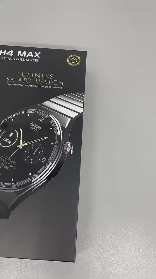 Montre Connectée H4 MAX – Appel BT, AMOLED, NFC, IP67, 3 Bracelets ⌚