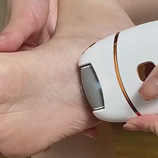 Ponceuse Électrique Rechargeable pour les Pieds — 2 Têtes de Ponçage